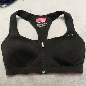 Zip-front Razorback Sports Bra